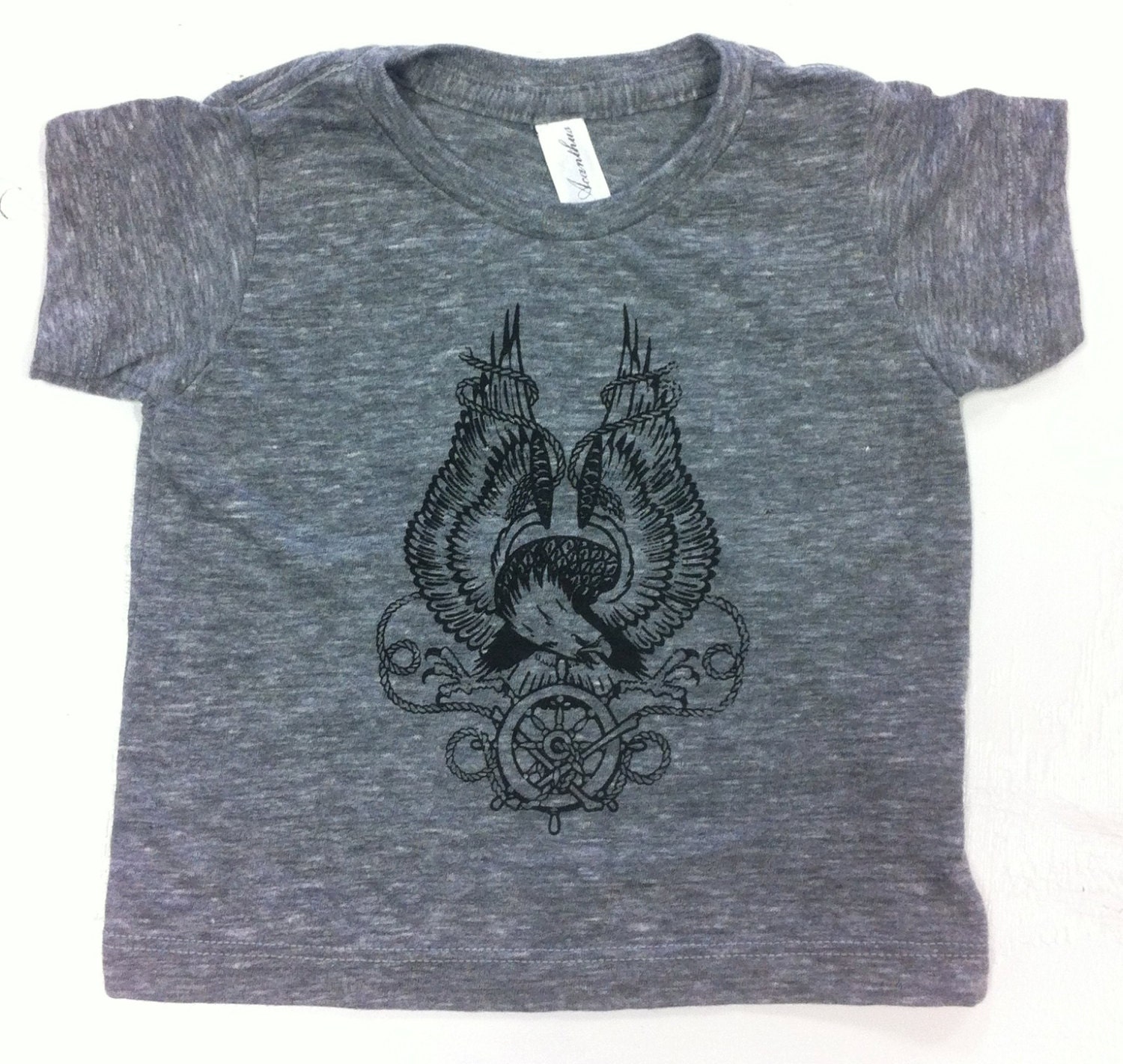 baby t-shirt with eagle design sizes 6 through 24 months