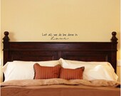 Let All We Do Be Done In Love vinyl wall decal