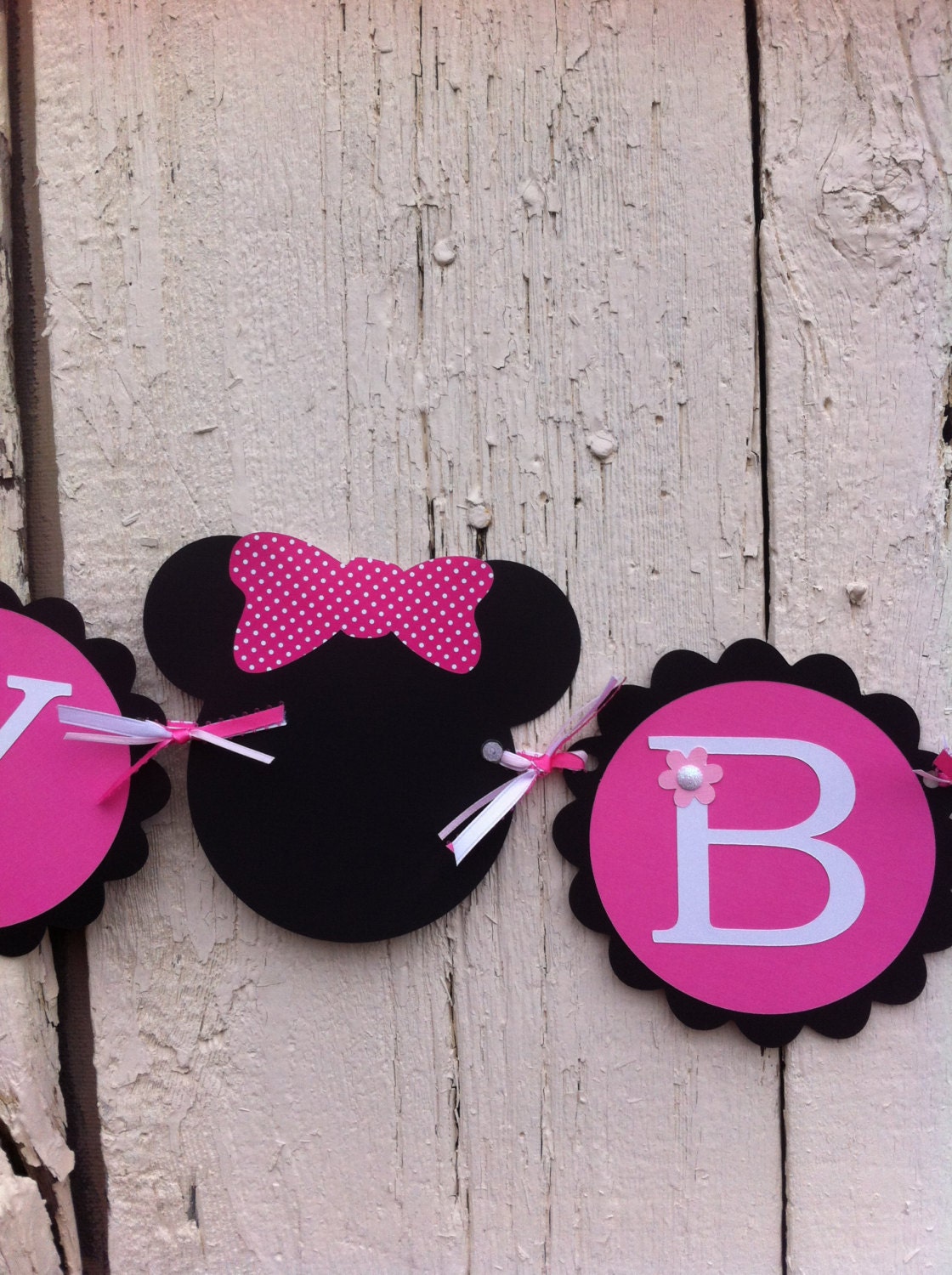 Minnie Mouse Happy Birthday Banner
