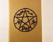 Devil's Trap (Supernatural) Hand Embroidered Moleskine Notebook