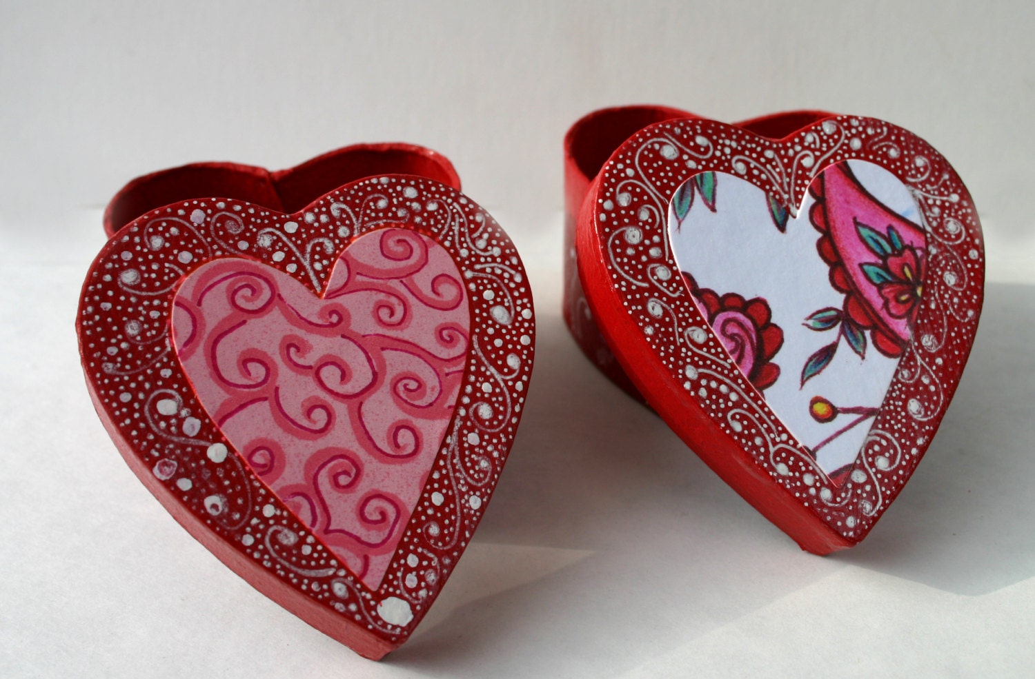 Gift Boxes, Heart Gift Boxes, Heart jewellry gift boxes, Trinket boxes