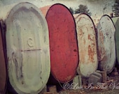 Industrial Photo, Oil Tank Photograph, Rust, Rusty, Red, Grey, White, 8x12 Fine Art Photography, Wall Art, Wall Decor, Rustic, Ethereal