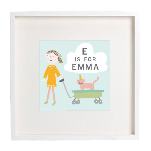 E is for... Personalized Kid's Art