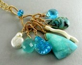 Gemstone Charm Necklace