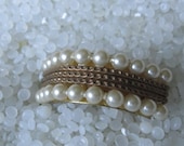 beautiful  ponytail holder vintage barrette