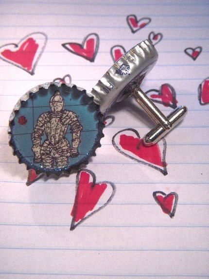 Knights of Love Cuff Links