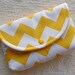 Large Snap Pouch ...Chevron Pouch.. You Choose Your Own Color