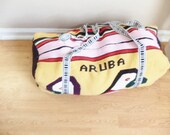 vintage knit aruba weekender duffle large bag