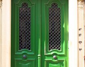 Emerald Green Door - Paris Photography - Paris door 71 -  8x10 Fine Art Photograph - Paris, France - French home decor