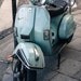 Paris Photography - Ice Blue Vespa in Paris France - 8x10 Fine Art Photograph - affordable home decor