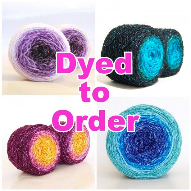 Gradient/Long Repeat Maki Yarn - Dyed to Order - Boundless 4ply Merino/nylon Sock - Choose your colorway