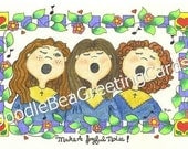 Rejoice in the Lord - Make a Joyful Noise - Christian Card (IN101) Inspirational - Encouragement Greeting Card