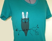 Bunny Eared Owl T Shirt on Evergreen
