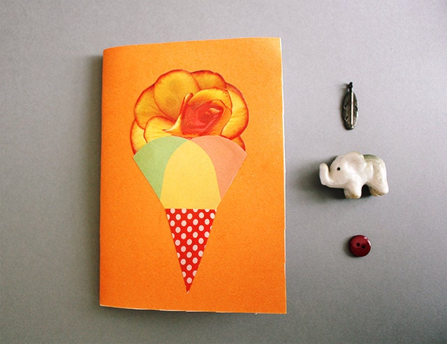 personalized a6 paper notebook - choose colour of cover