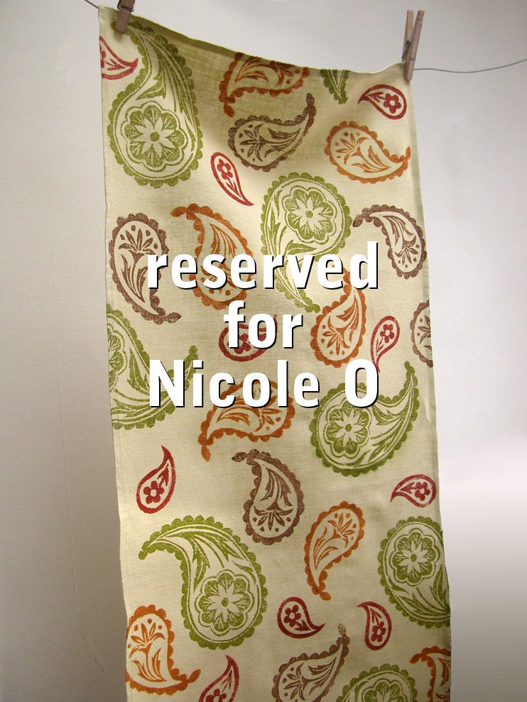 Reserved for Nicole O
