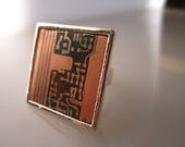 Not So Square Upcycled Circuit Board Ring