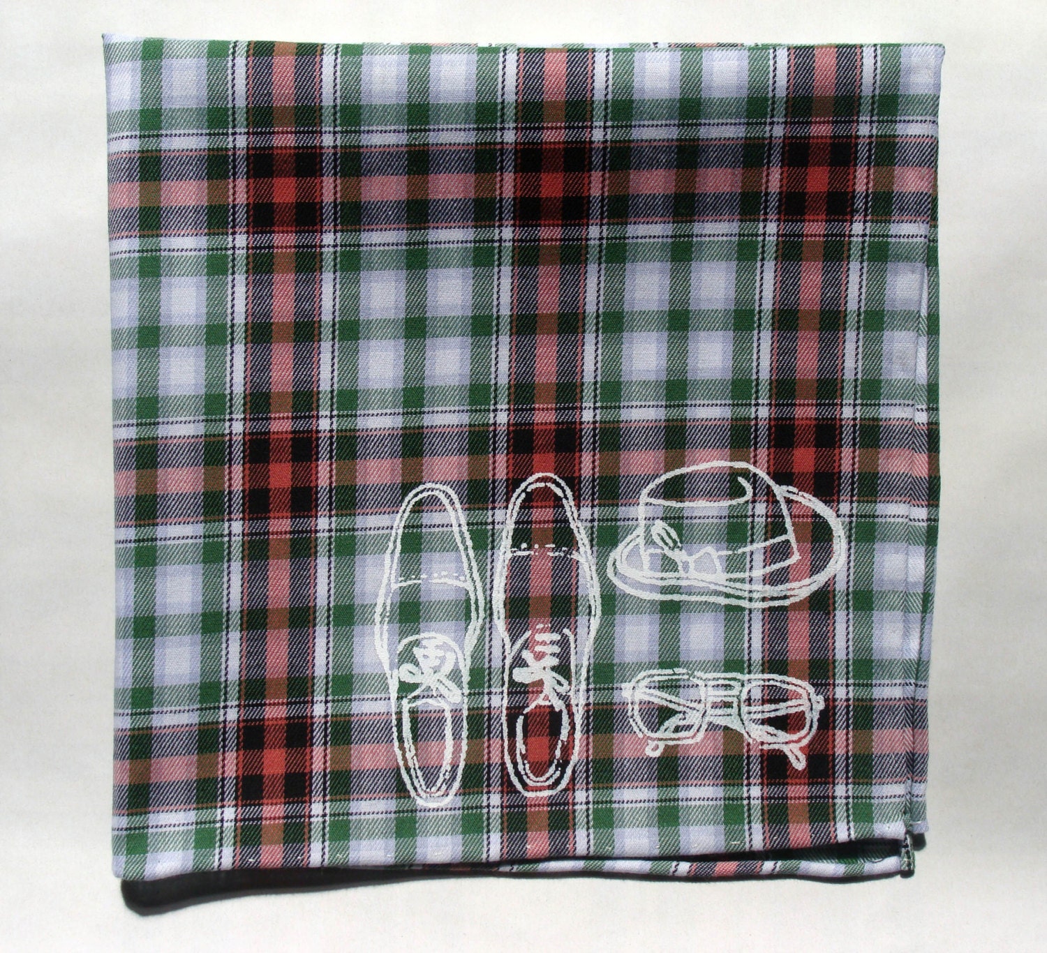 Men's Plaid Pocket Square