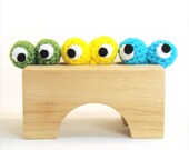 Googly Eyes Ring Finger Puppet Crochet Pattern PDF INSTANT DOWNLOAD