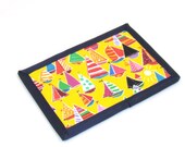 Toy Mail Postcard with Sailboats Chalkfabric Pretend Play Prop