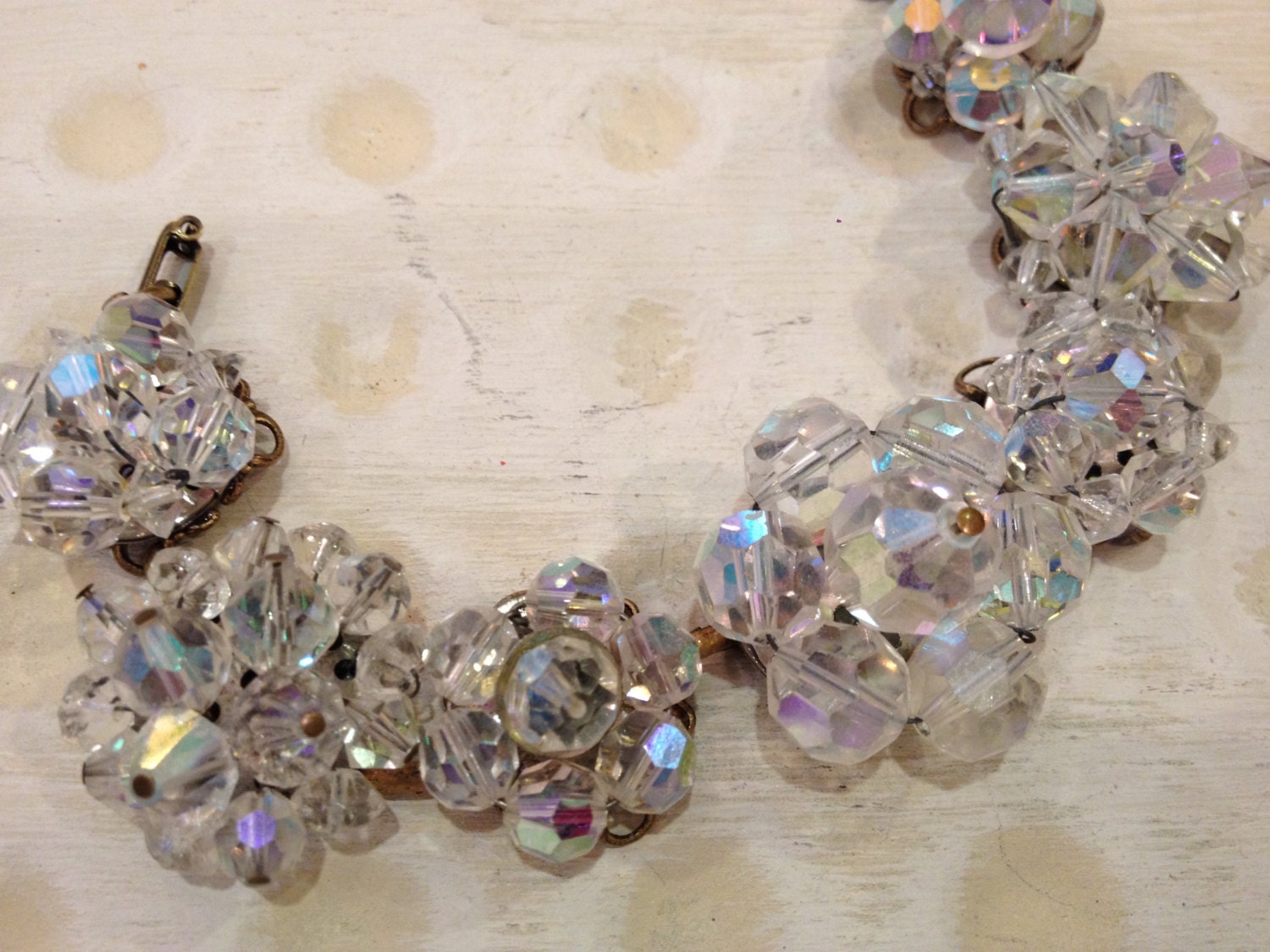 Repurposed Vintage Earring Bracelet