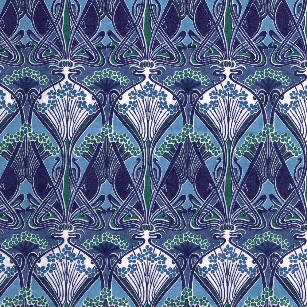 Ianthe Blue Liberty Tana Lawn Fabric Fat Quarter