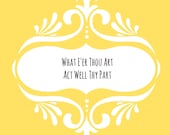 What E'er Thou Art 8x8 LDS Conference Quote