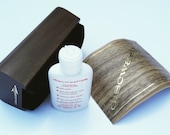 Discwasher Record Cleaning System Simulated Woodgrain 1970s with instructions and fluid vinyl lp 70s