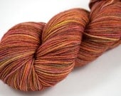 BFL Sock "Rustic" Rust, Red, Green