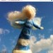 On Sale Cloud Sky Nature Fairy, Needle Felted, Waldorf Inspired