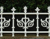 Printable photographic print - cast iron victorian fence 8x10