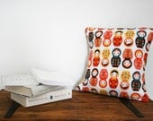 Little Russian Doll Print Cushion