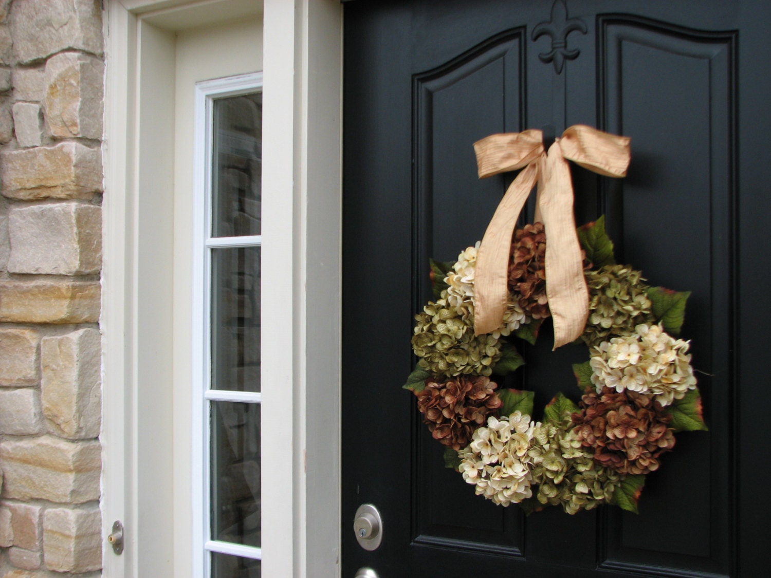 Hydrangea Wreath, Spring Wreaths, Spring Decorations, Online Wreath, Etsy Wreaths, Spring Hydrangeas, Spring Home Decor
