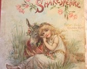 Vintage Book The Children's Shakespeare Father Tuck's Golden Gift Series Frances Brundage Illustrations