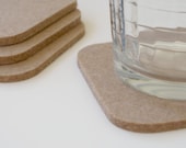 Felt Coasters in 5mm Thick Virgin Merino Wool Felt- Desert Sand