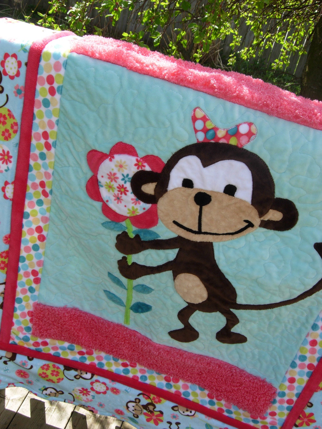 My Little Monkey Baby Quilt