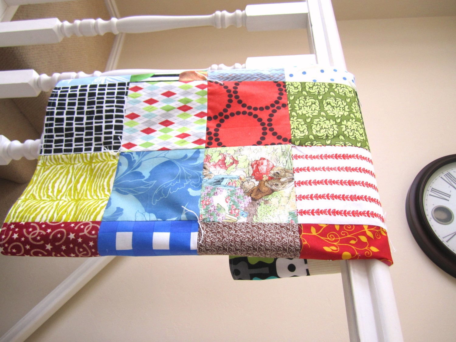 Eclectic Patchwork Baby Blanket