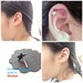 Starfish cartilage earrings helix earrings, tragus earrings, ONE starfish stud choose 20g 18g Shiny or Oxidized