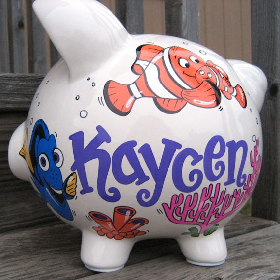 Finding Nemo Personalized Piggy Bank-Large