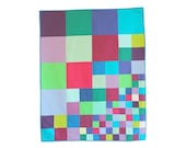 Modern Patchwork Quilt - Scattering Squares