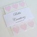 48 Pink Heart Stickers - FREE SHIPPING