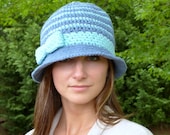 Jessica Simpson Style Cloche Hat with Side Bow - Beach Collection 2012 - READY to SHIP