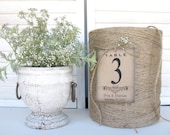 Wedding Table Numbers - wedding decor. - numbers 1-12- PERSONALIZE with name and date - wedding, wedding table, -rustic elegance