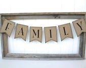 Family Banner - script background - home decor. family photo, photo shoot banner, Mothers day decor, family gift