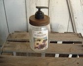 Primitive Liquid Soap Dispenser Sunflower Seed Packet Label, Primitive, Rustic
