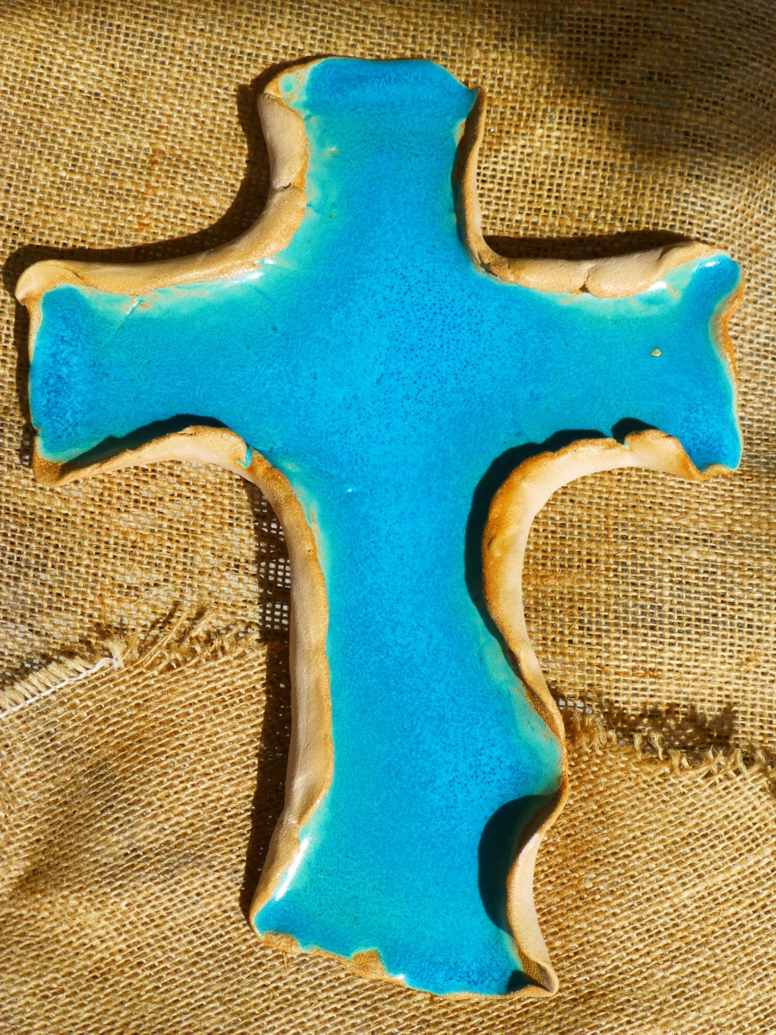 Beachy Turquoise Cross