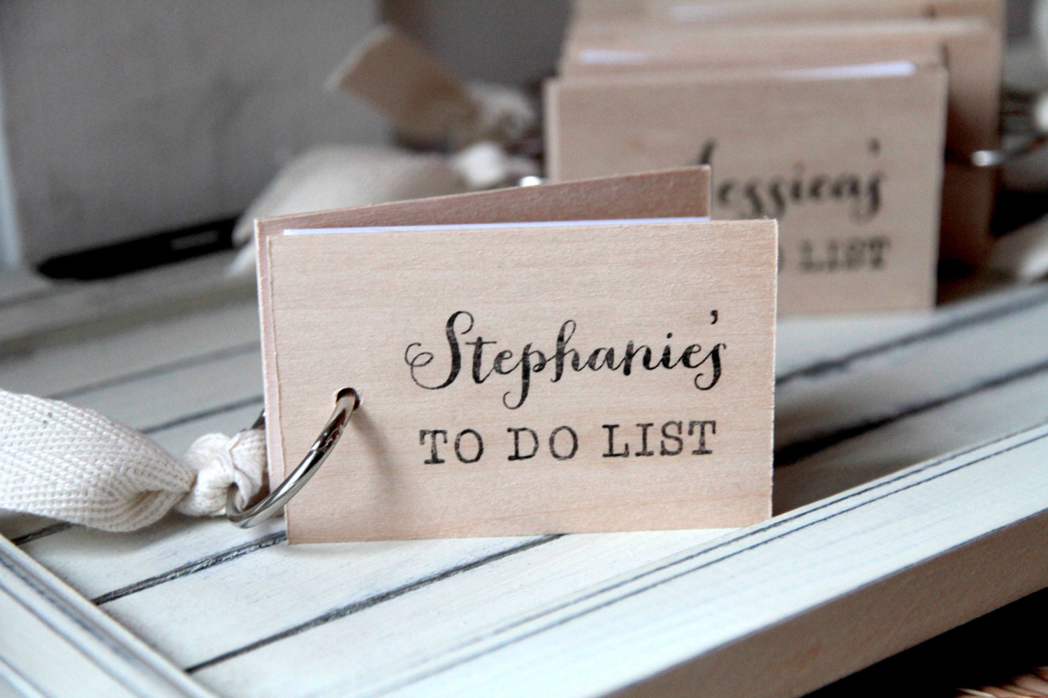 Bridesmaids Request Notepad / To Do List - Will You Be My Bridesmaid wood mini notepad (3" x 2")