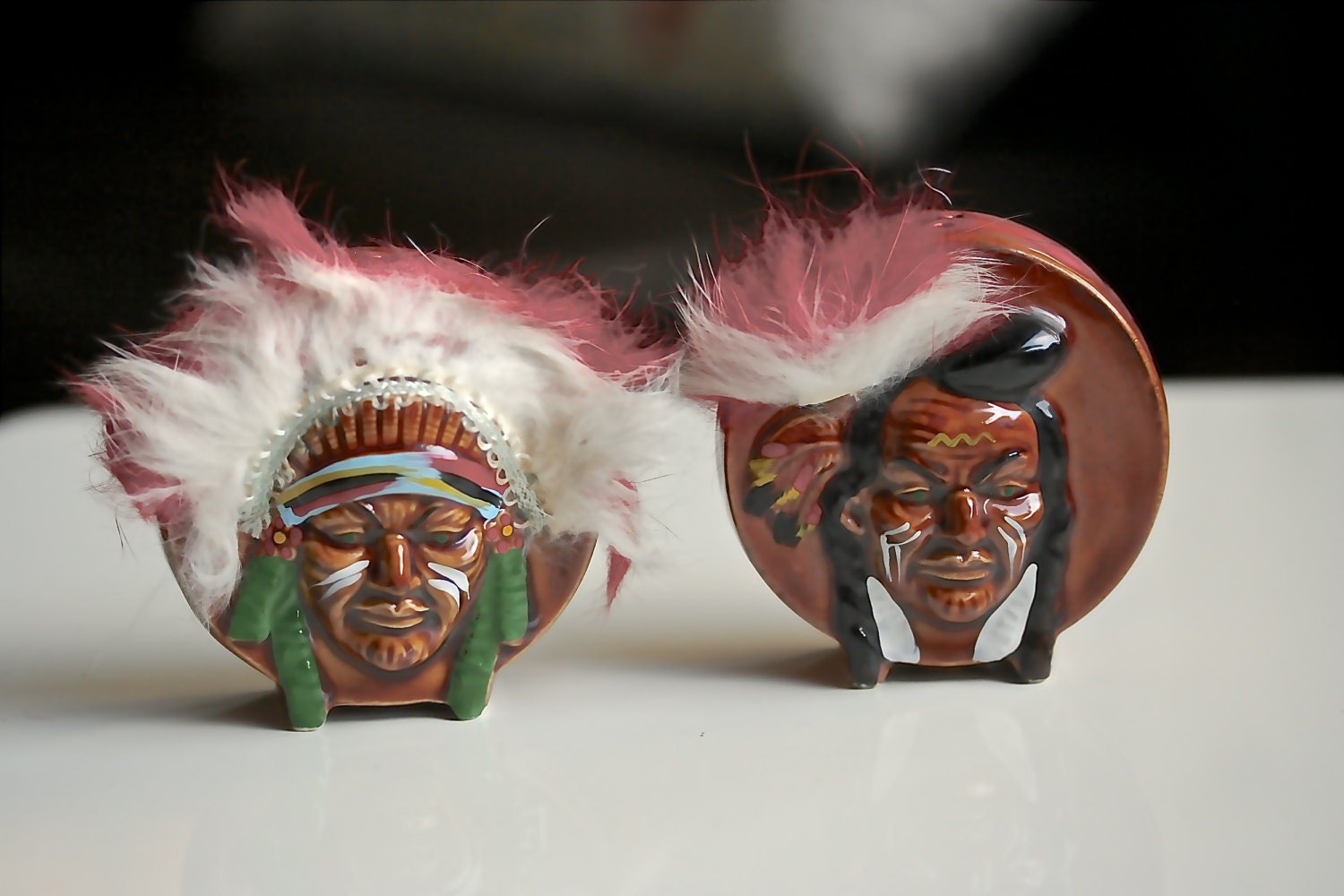 Pass the Salt - Vintage Tribal Salt and Pepper, Southwestern