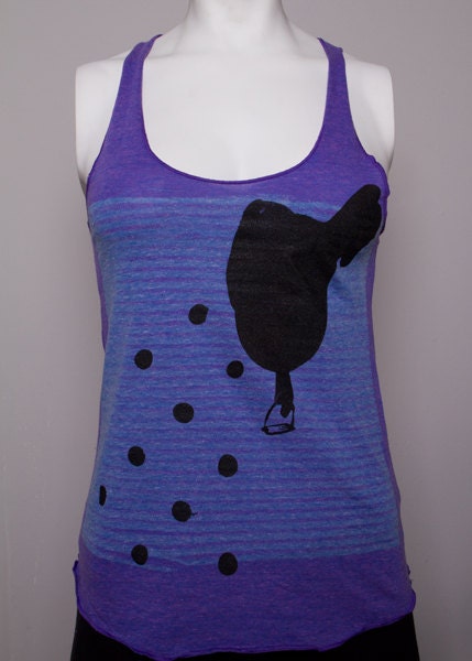 SALE Polka Dot Saddle Womens' Tank - Large