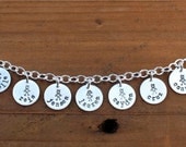 Personalized Charm Bracelet - Custom Mom Jewelry, Grandma Jewelry, Family Jewelry, Teacher's Gift