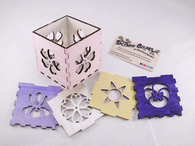Flower Lantern Kit for LED Tealights 3-inch
